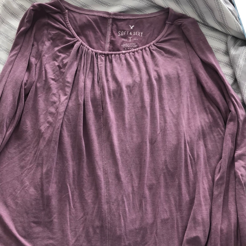 American Eagle soft and sexy peasant top